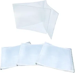 2025 Mahjong Card Holder, Fit Large Print Size(6 1/8x4 3/4), Durable Protective Cover Holder, Clear Plastic Sleeves for NMJL Card, Mahjongg Card Protector Set (4Pack)