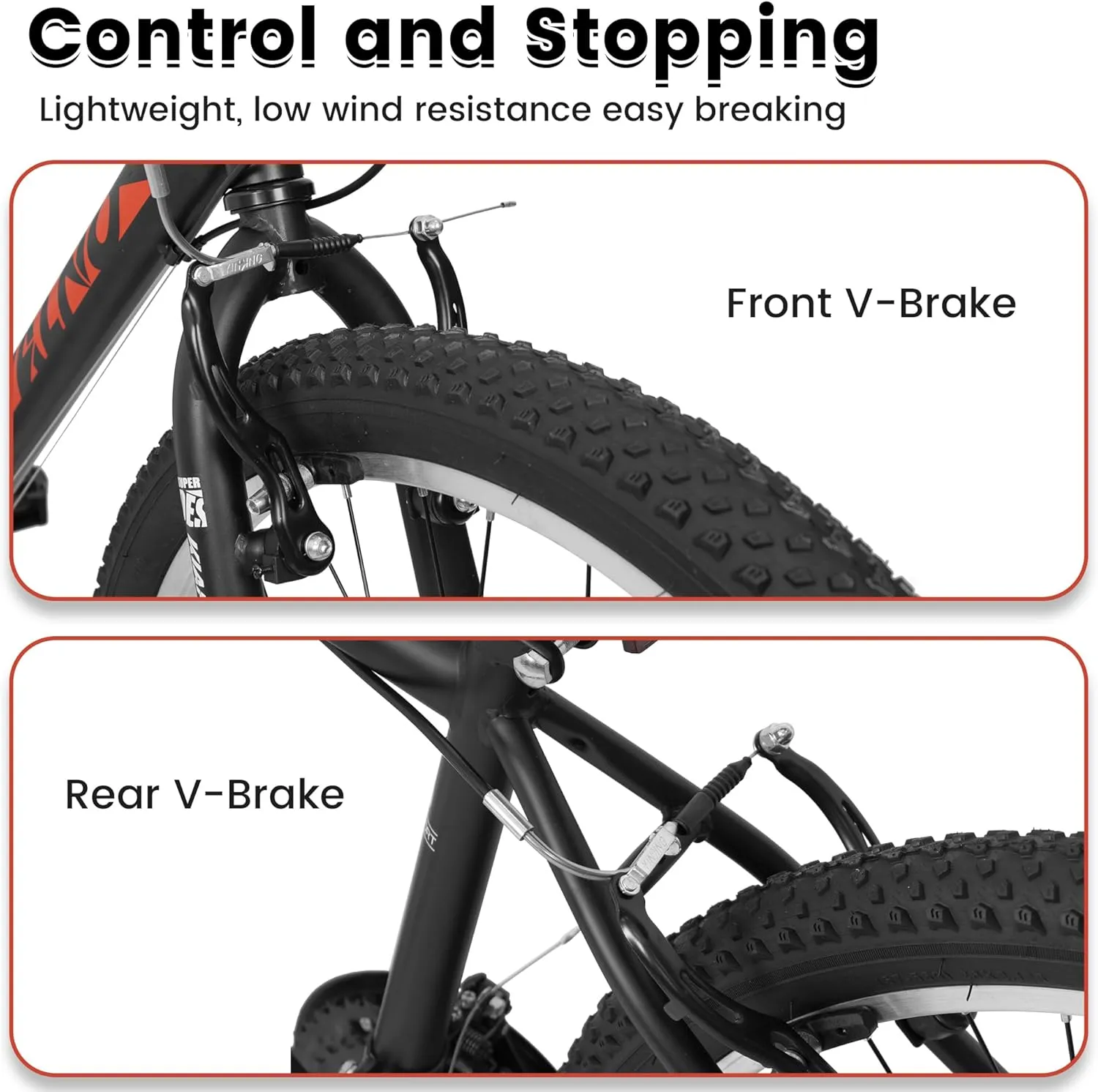 24 26 Inch Mountain Bike, Classic 21 Speeds V Brake Men Women Bicycle, Carbon Steel Mountain Bike for Adult Teens, Trail Beach Snow Commuter City Bikes, Prefect Gift Choice