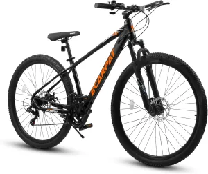 29 Inch Mountain Bike for Adults, 21-Speed Shimano Drivetrain, Aluminum Frame, Dual Disc Brakes & Suspension Fork - Men & Women MTB for Trail & City Riding