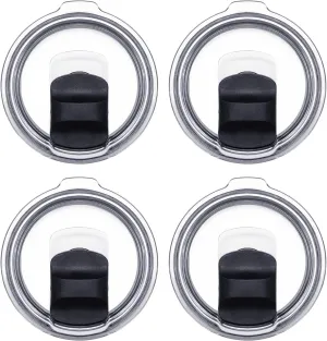 4Pack 20 oz Magnetic Tumbler Lid, Replacement Lid for Yeti Lids Compatible with YETI Rambler or Old Style Rtic Coffee Tumbler, Magnetic Spill Proof