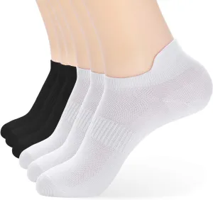 ATBITER Ankle Socks Womens and Men Thin Athletic Running Low Cut No Show Socks With Heel Tab 6-10 Pairs