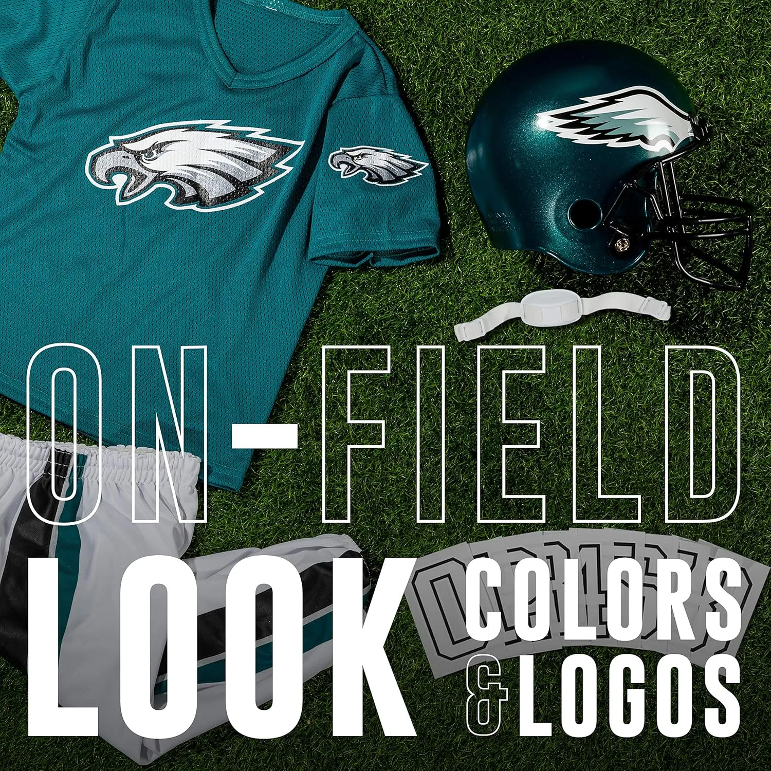 Franklin Sports NFL Youth Football Uniform Set for Boys & Girls - Includes Helmet, Jersey & Pants with Chinstrap   Numbers