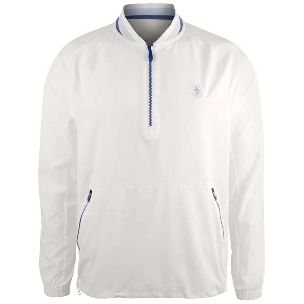 Penguin Men's Heritage 1/4 Zip Windjacket - Whte