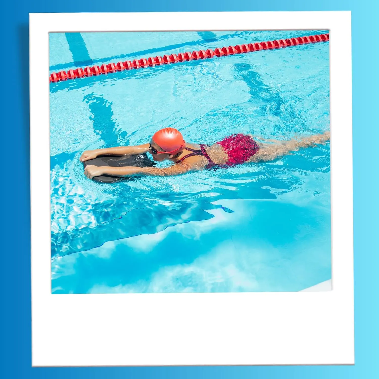 Sporti Kids Kickboard for Swim Training Lesson, Swimming Kickboard for Junior, Water Board for Kids, Swimming Training Aid